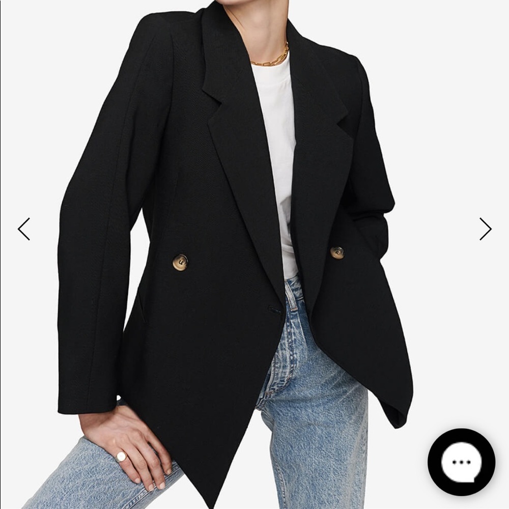 ANINE BING KAIA BLAZER BLACK - size medium - Picture 4 of 11